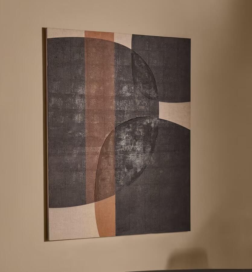 Kave Home Schilderij Tonol 180 x 140cm Bruin