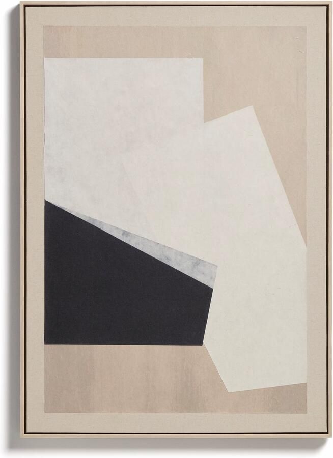 Kave Home Schilderij Varo 50 x 70cm Beige