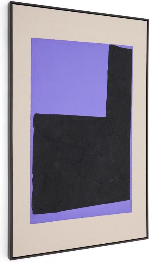 Kave Home Schilderij Zernu 120 x 77cm Donkerblauw