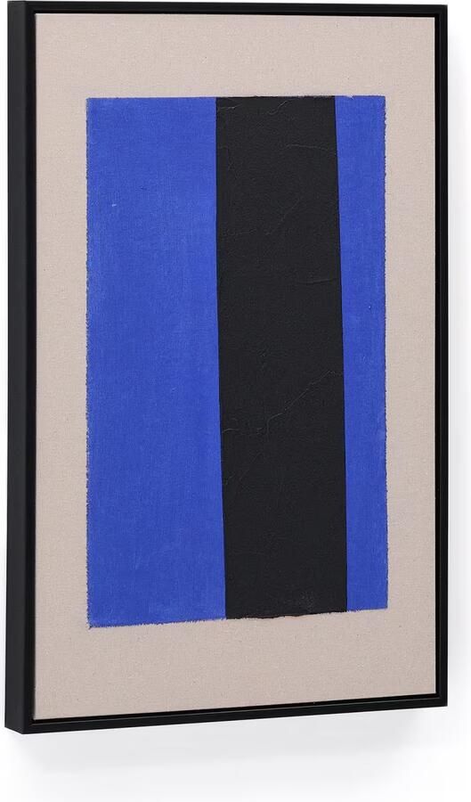 Kave Home Schilderij Zernu 65 x 42cm Donkerblauw