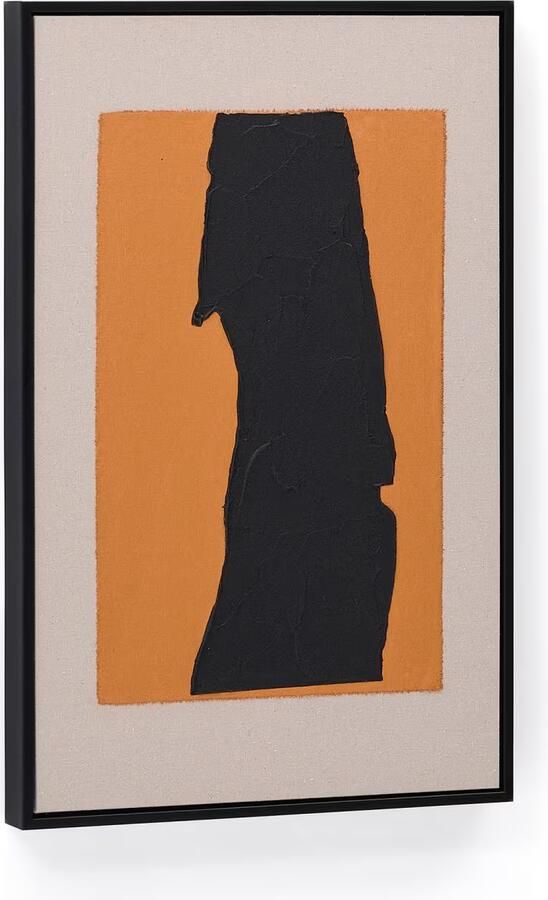 Kave Home Schilderij Zernu 65 x 42cm Oranje