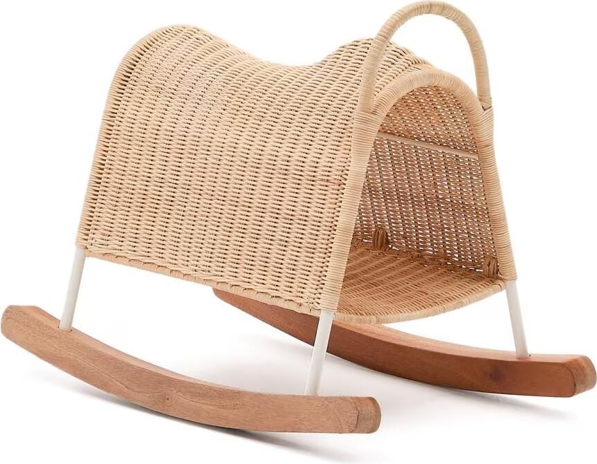 Kave Home Schommelpaard Bamban Rotan Naturel