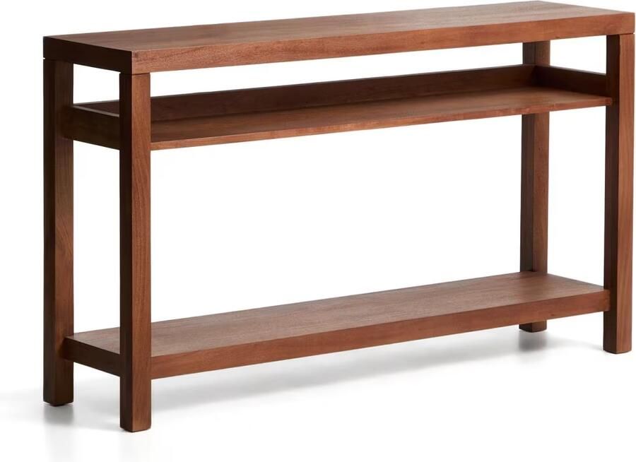 Kave Home Sidetable Norani Acaciahout 140cm Bruin