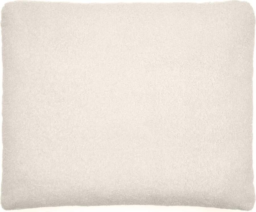 Kave Home Martina-kussen van gebroken witte schapenvacht 60 x 70 cm