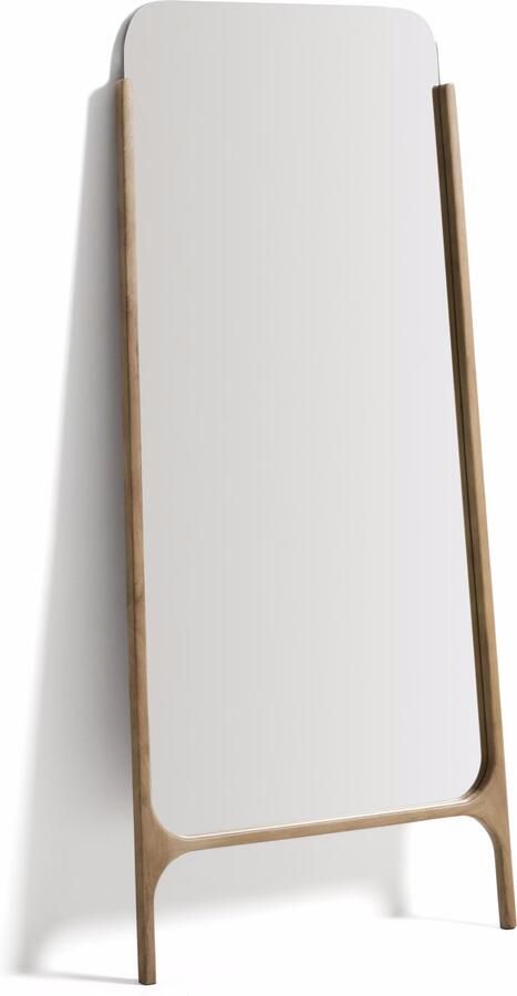 Kave Home Spiegel Aremi Mangohout 197 x 99cm Naturel Passpiegel