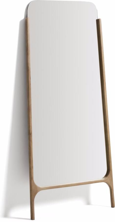 Kave Home Spiegel Aremi Mangohout 197 x 99cm Naturel Passpiegel