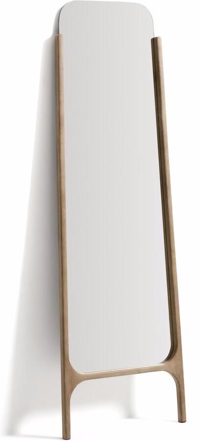 Kave Home Spiegel Aremi Mangohout 198 x 59cm Naturel Passpiegel