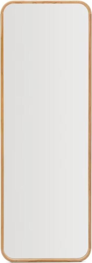 Kave Home Spiegel Milsa Teakhout 154 x 54cm Naturel Passpiegel