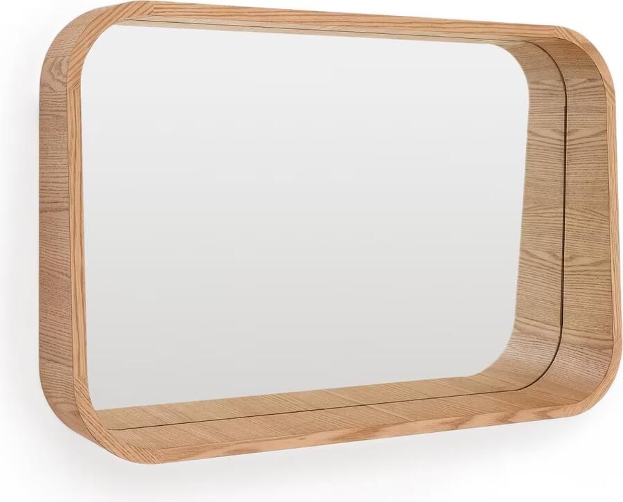 Kave Home Spiegel Salaya Essen 60 x 90cm Bruin