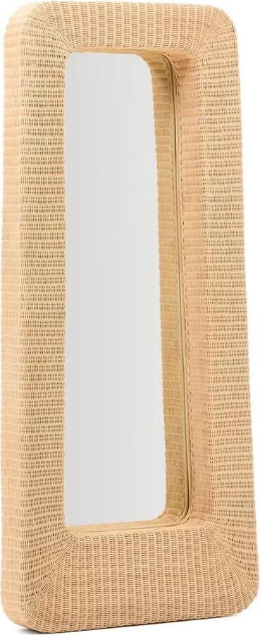 Kave Home Spiegel Zilna Rotan 120 x 58cm Naturel