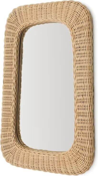Kave Home Spiegel Zilna Rotan 59 x 38cm Naturel