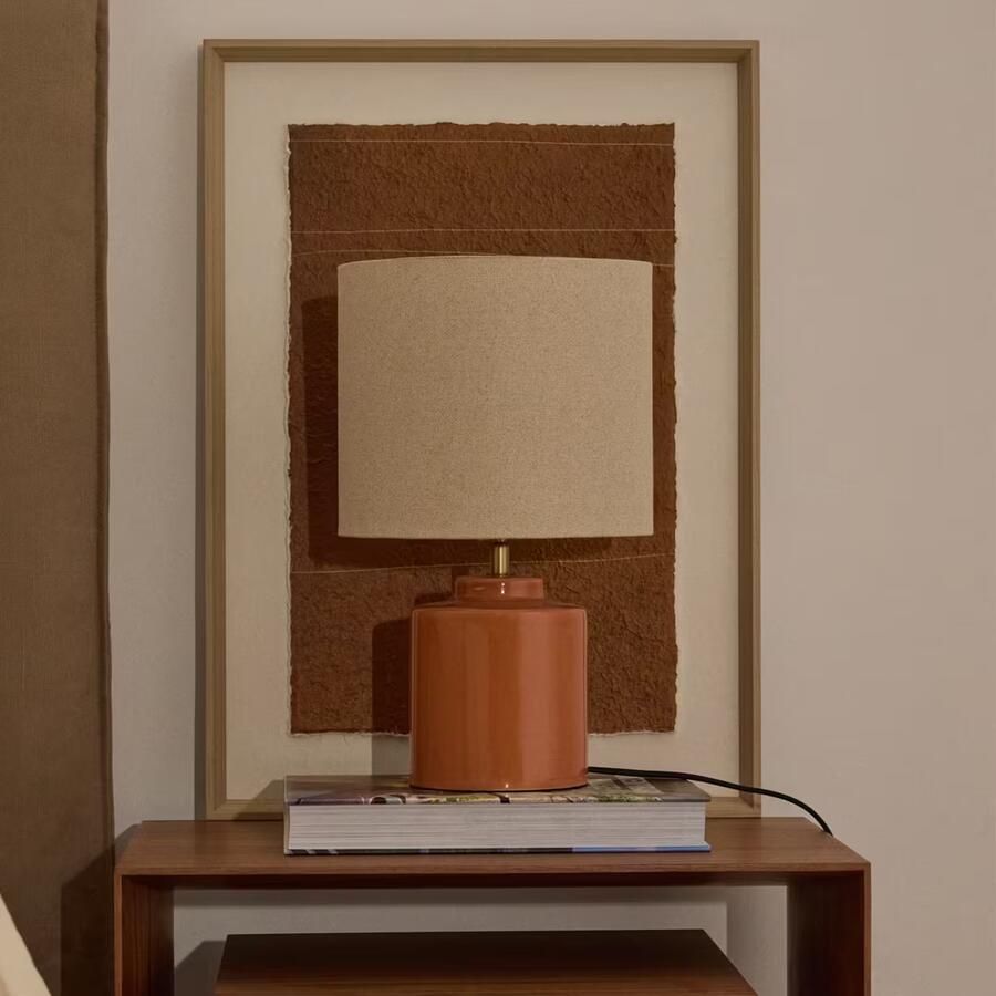 Kave Home Tafellamp Daeli Keramiek Roze