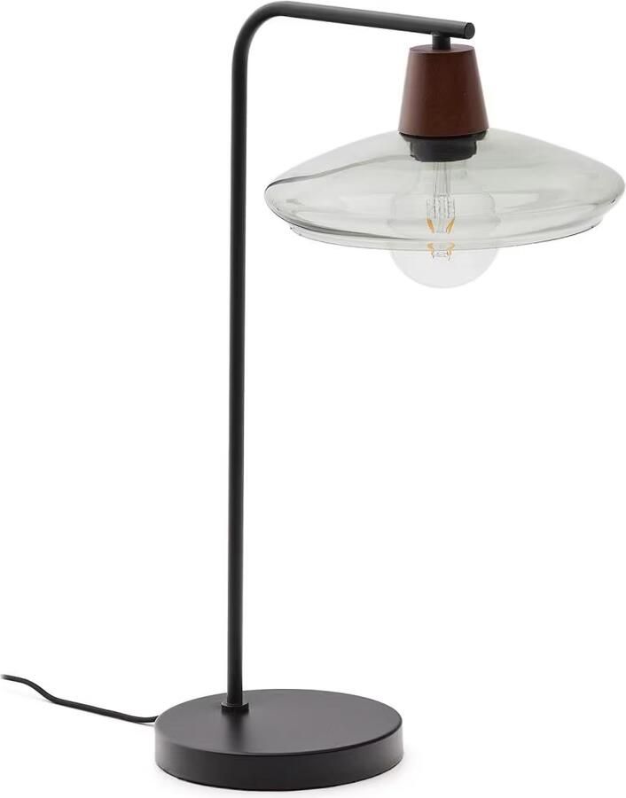 Kave Home Tafellamp Silex Glas 55cm Groen