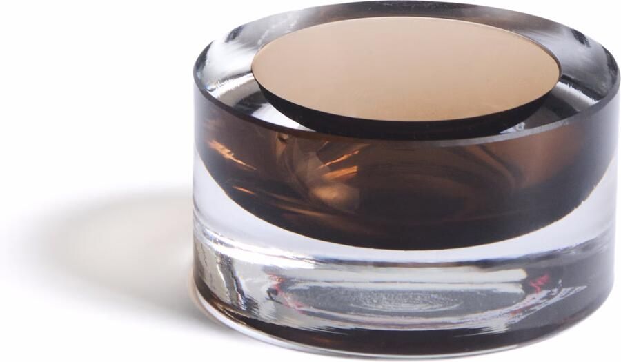 Kave Home Tafelstuk Uconi Glas 12cm Donkerbruin