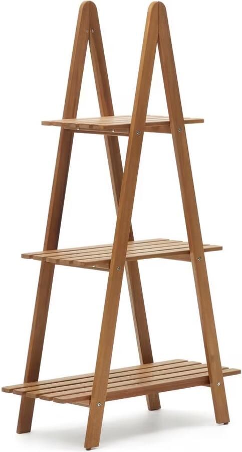 Kave Home Victora tuinkast gemaakt van massief acaciahout 80 x 140 cm FSC 100%