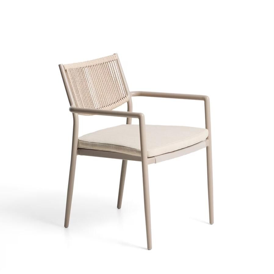 Kave Home Tuinstoel Argasi Touw Beige