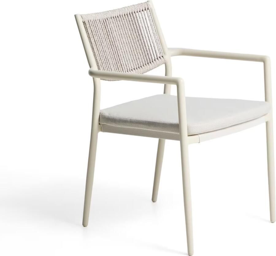 Kave Home Tuinstoel Argasi Touw Ecru