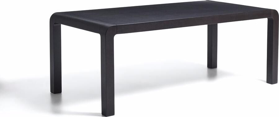 Kave Home Uitschuibare Eettafel Erisia Eiken 200 280 x 100cm Zwart