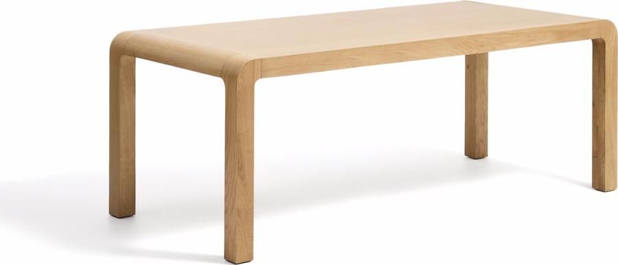 Kave Home Uitschuifbare Eettafel Erisia Eiken 200 280 x 100cm Naturel