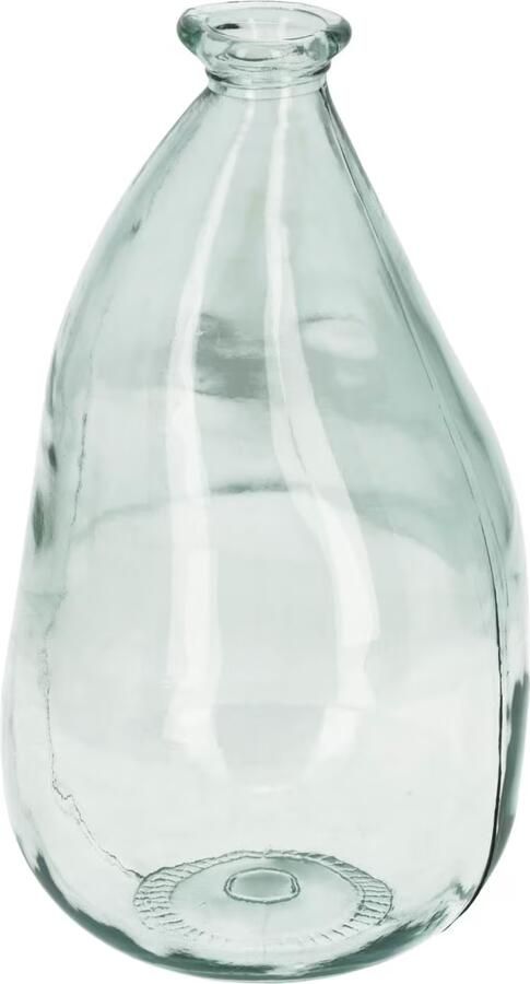 Kave Home Brenna medium glazen vaas transparant 100% gerecycled