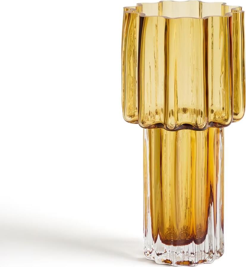 Kave Home Vaas Cristila 30cm Oranje