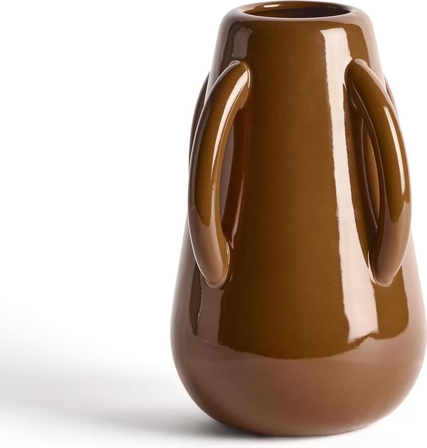 Kave Home Vaas Odra Keramiek Bruin