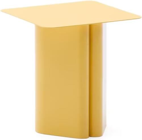 Kave Home Vierkante Bijzettafel Arvin 42 x 42cm Geel