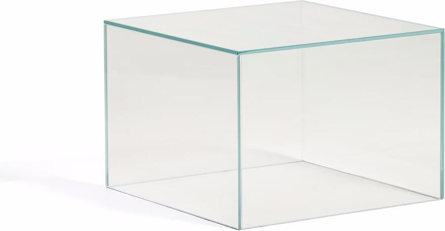 Kave Home Vierkante Salontafel Orlia Glas 50 x 50cm Transparant