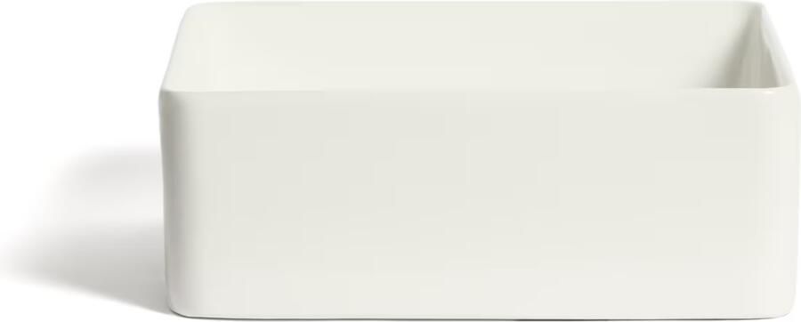 Kave Home Vierkante Waskom Ovara Keramiek 36 x 36cm Wit