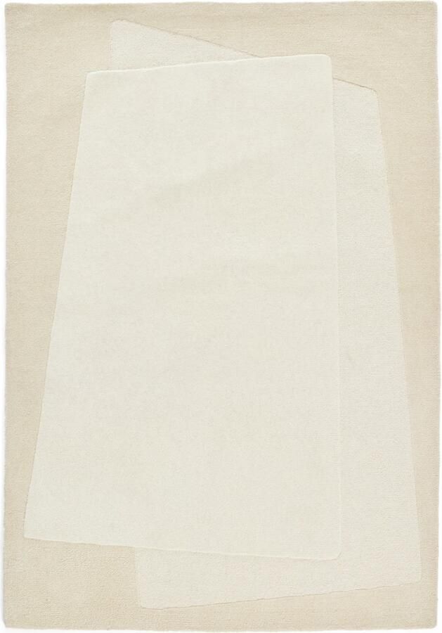 Kave Home Vloerkleed Dennie Wol 200 x 300cm BEIGE