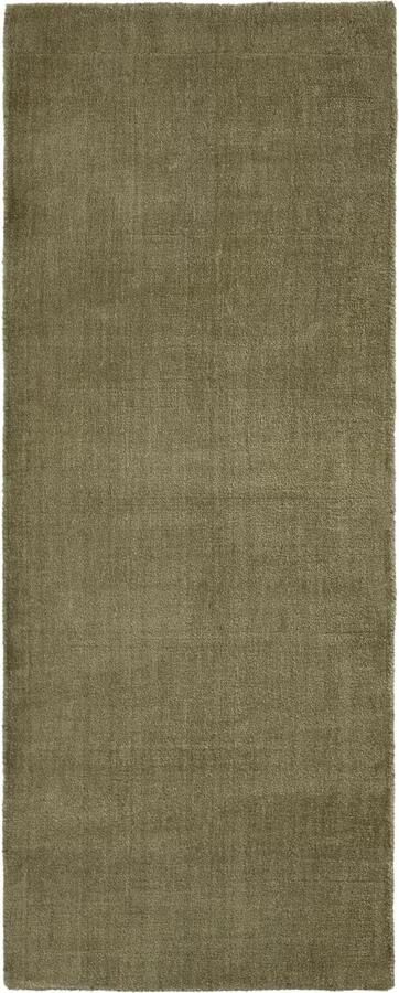 Kave Home Vloerkleed Empuries 80 x 200cm Donkergroen