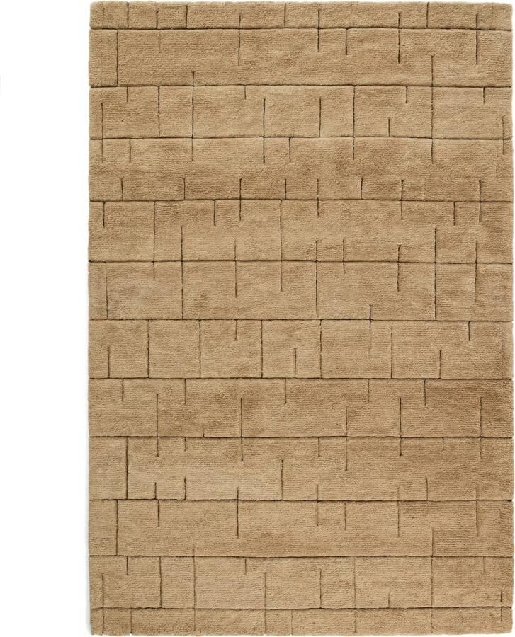 Kave Home Vloerkleed Helun Wol 200 x 300cm Bruin