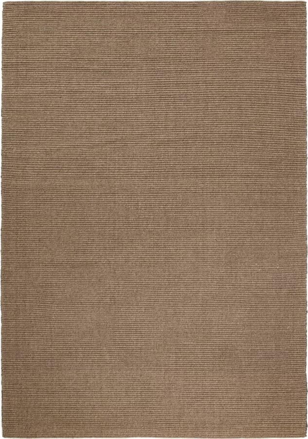 Kave Home Vloerkleed Imerna Wol 160 x 230cm Bruin