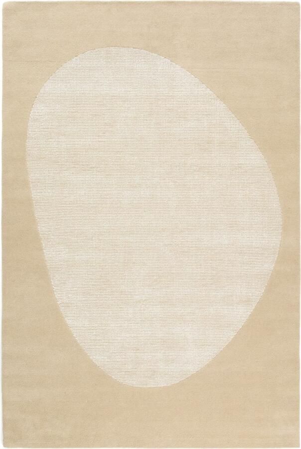 Kave Home Vloerkleed Ivena Wol 200 x 300cm BEIGE Organisch