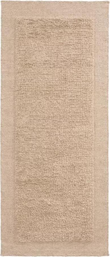 Kave Home Vloerkleed Marely Wol 80 x 200cm Beige
