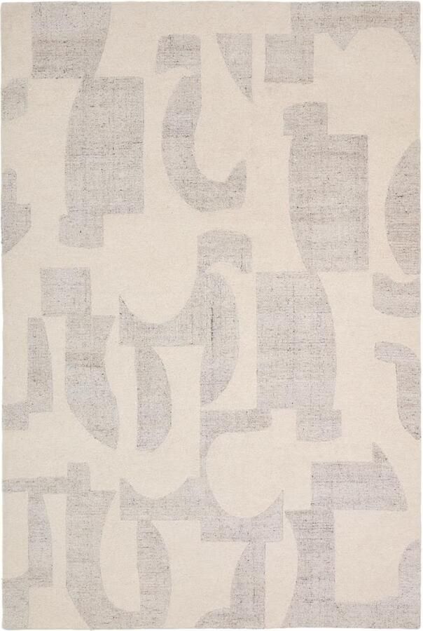 Kave Home Vloerkleed Norela Wolmix 200 x 300cm Lichtgrijs