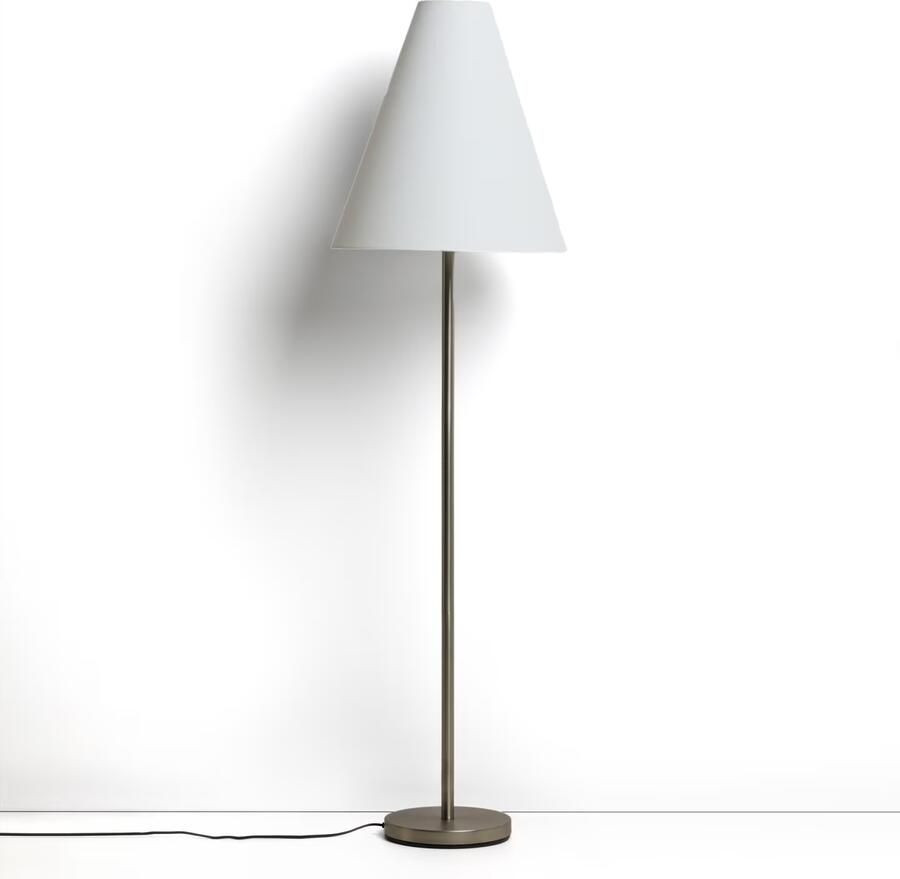 Kave Home Vloerlamp Navat 153cm Zilver