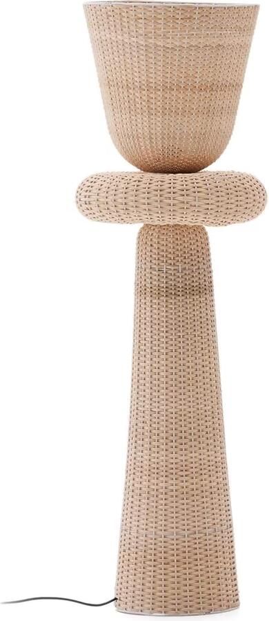 Kave Home Vloerlamp Neuda Rotan Naturel