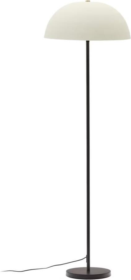 Kave Home Vloerlamp Nibla Kleipatroon Wit