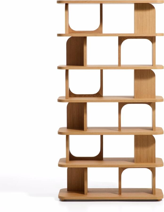 Kave Home Wandkast Aduma Eiken 187 x 100cm Naturel