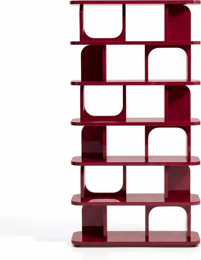 Kave Home Wandkast Aduma MDF 187 x 100cm Granaatrood
