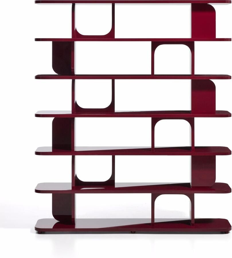 Kave Home Wandkast Aduma MDF 187 x 160cm Granaatrood