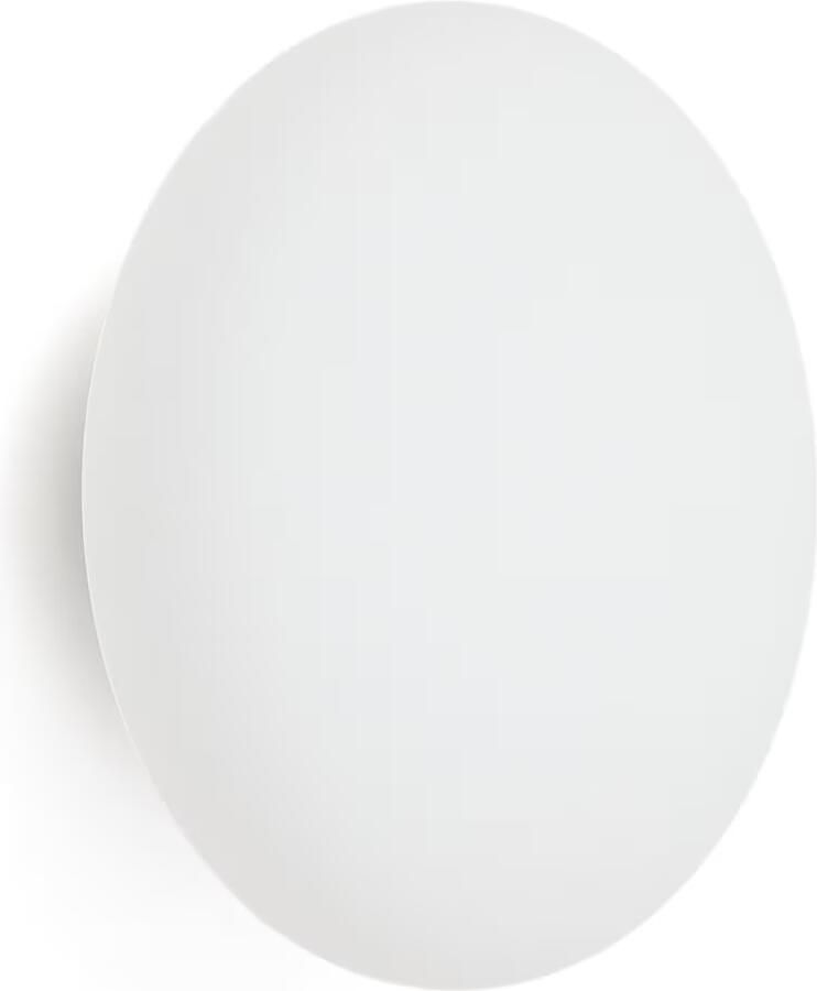 Kave Home Wandlamp Bamila Rookglas 26cm Zwart