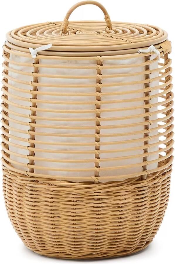 Kave Home Wasmand Liora Rotan Naturel