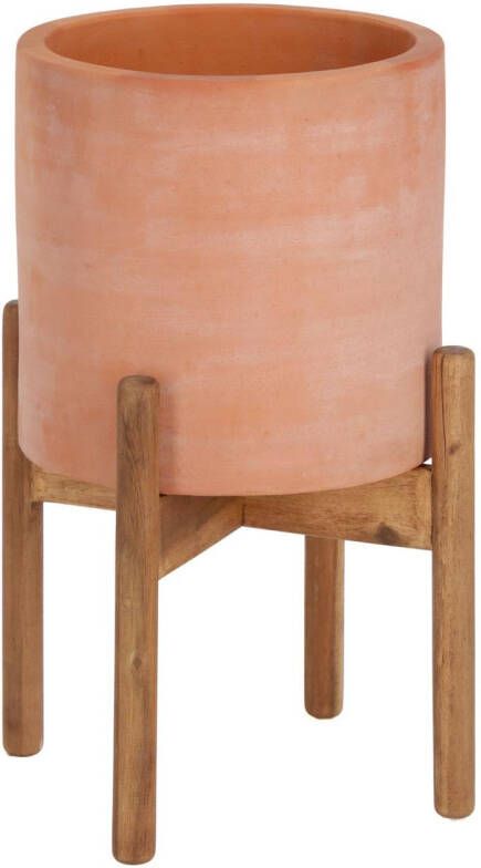 Kave Home Plantenstandaard Dalva Ø26cm Roestbruin - Foto 2