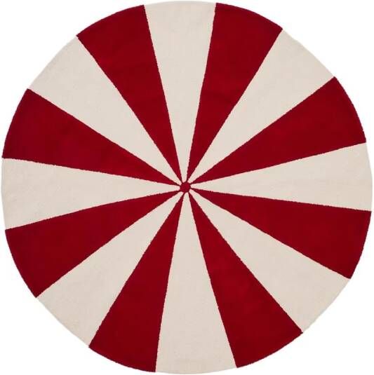 Kave Home Rond Vloerkleed Wirla 100cm Rood