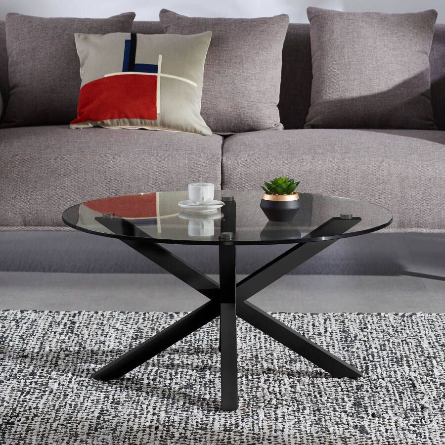 Kave Home Ronde Salontafel Argo Ø82cm Zwart