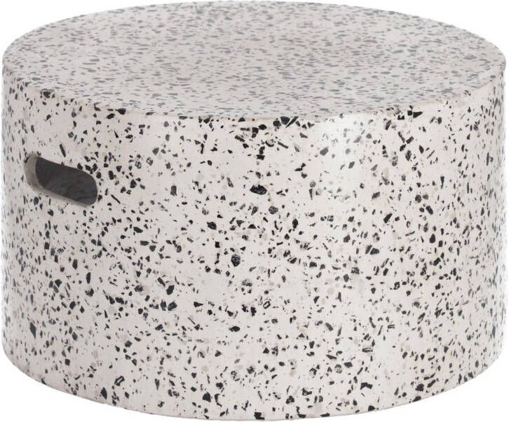 Kave Home Jenell wit terrazzo koffietafel Ø 52 cm