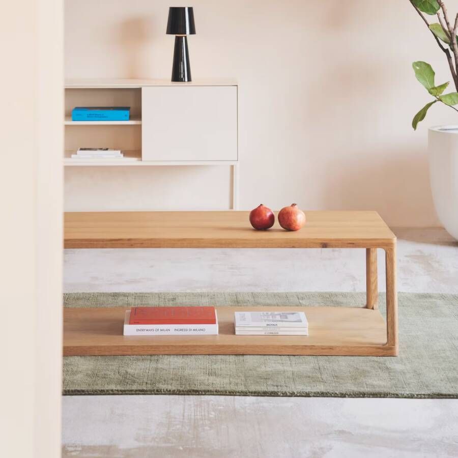 Kave Home Salontafel Maymai Eikenhout 140 x 65cm Bruin