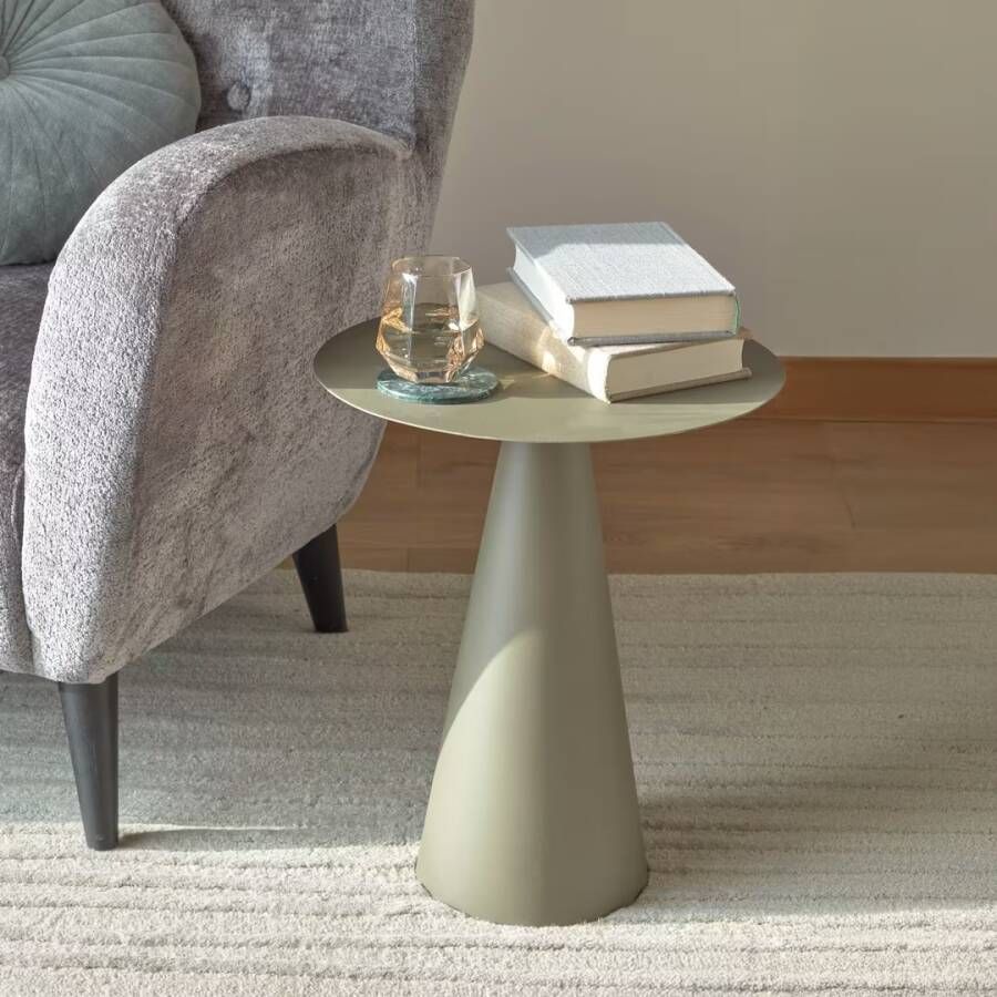 Kave Home Salontafel Shirel 38cm Groen Rond